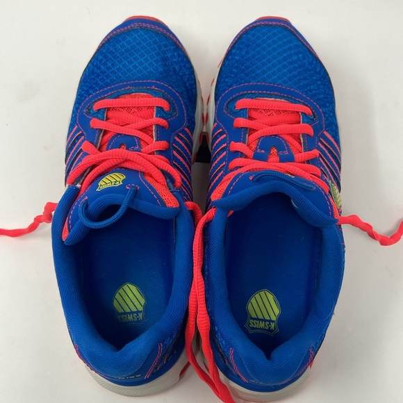 K SWISS AoSTA II WOMANS SIZE 7 E14-097 RUNNING SHOE BLUE/PINK MESH LIGHTWEIGHT - Picture 15 of 16